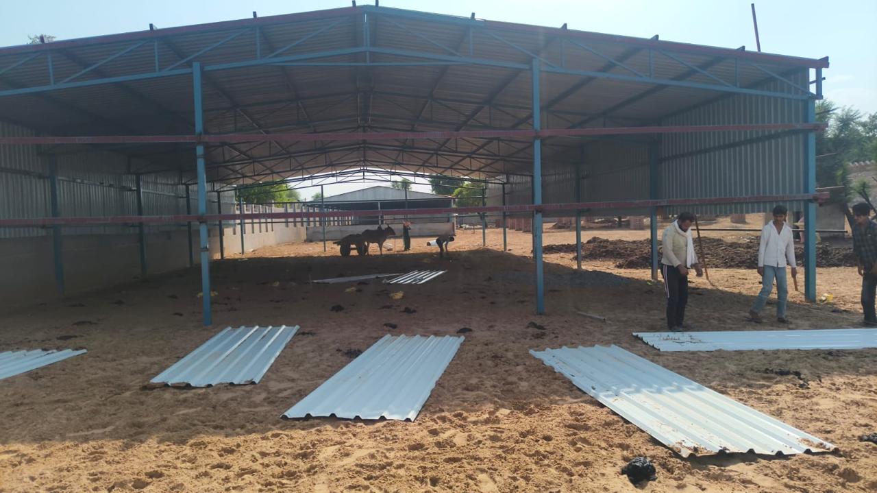 Panchdev Gosala Steel Structure